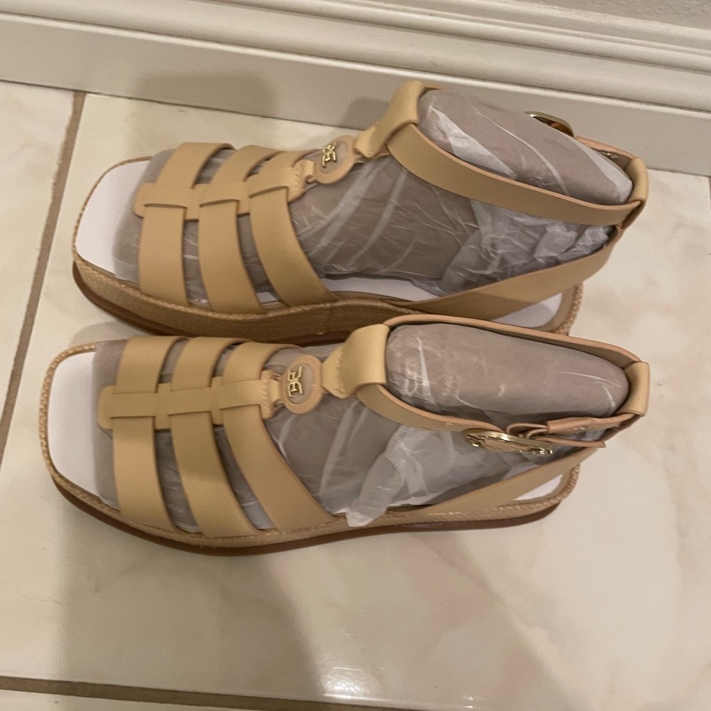 NWOT Sam Edelman Naima Women's Sandals & Flip Flops Open Toe Wedges 8.5​​​ - Picture 3 of 8